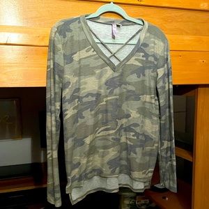 Camouflage Top from Francescas